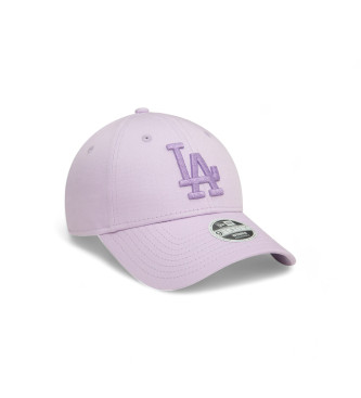 New Era Cappellino lilla con logo metallico dei 9Forty LA Dodgers