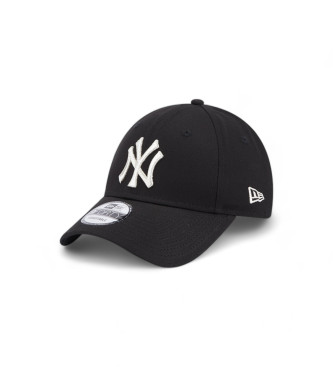 New Era Cappellino nero con logo metallico dei 9Forty New York Yankees