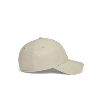 New Era Berretto beige Pu 9Forty New York Yankees