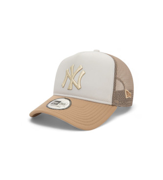 New Era Casquette beige des New York Yankees pour les World Series