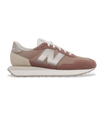 New Balance Baskets en cuir 237 marron