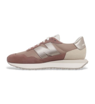 New Balance Baskets en cuir 237 marron