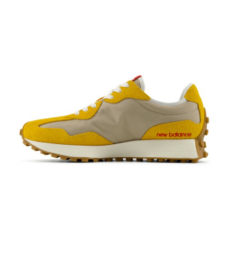 New Balance Leather Sneakers 327 yellow