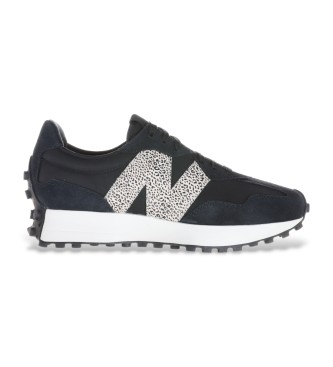 New Balance Turnschuhe aus Leder 327 schwarz