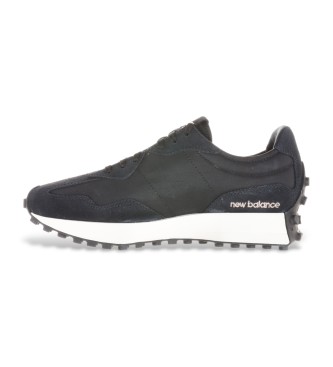 New Balance Turnschuhe aus Leder 327 schwarz