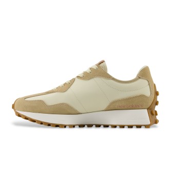 New Balance Baskets en cuir 327 beige