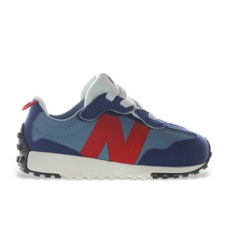 New Balance Scarpe da ginnastica blu con chiusura a strappo 327 New-B