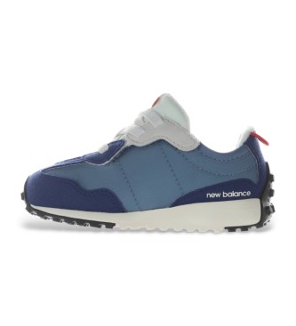 New Balance Scarpe da ginnastica blu con chiusura a strappo 327 New-B