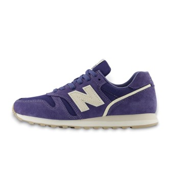 New Balance 373V2 lilac leather trainers