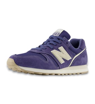 New Balance 373V2 lilac leather trainers