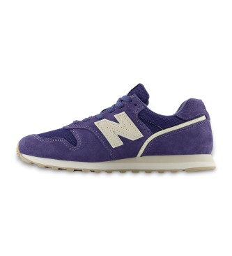 New Balance 373V2 lilac leather trainers