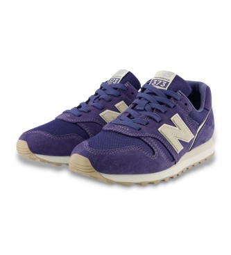 New Balance 373V2 lilac leather trainers