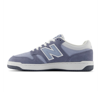 New Balance Sneaker 480 in pelle blu