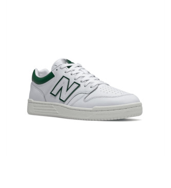 New Balance Leather Sneakers 480 white, green