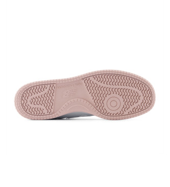New Balance Leder-Sneakers 480 wei, rosa