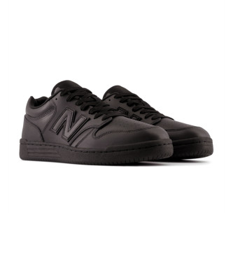 New Balance Leather Sneakers 480 black