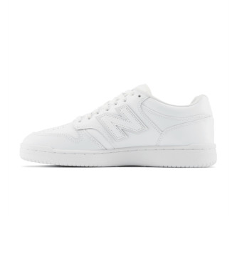 New Balance Leder Turnschuhe 480 wei