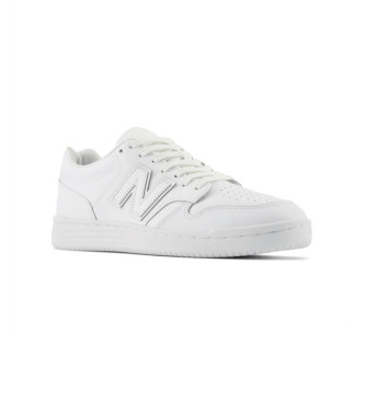 New Balance Leder Turnschuhe 480 wei