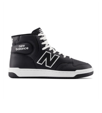 New Balance Leather Sneakers 480 High Tops black