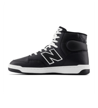 New Balance Leren sneakers 480 Hoge Tops zwart