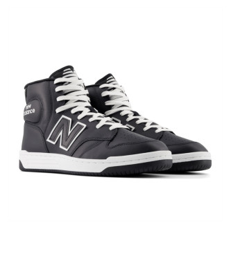 New Balance Leder Sneakers 480 High Tops schwarz