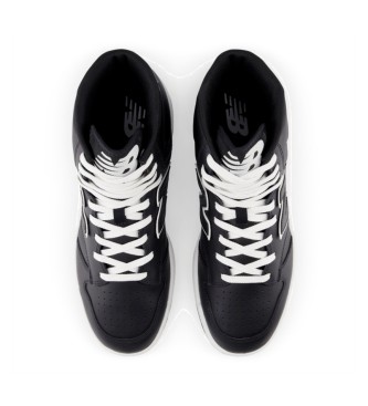 New Balance Leather Sneakers 480 High Tops black
