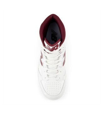 New Balance Leather Sneakers 480 White High Tops