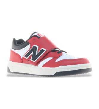 New Balance Scarpe da ginnastica 480 con chiusura a strappo Rosse