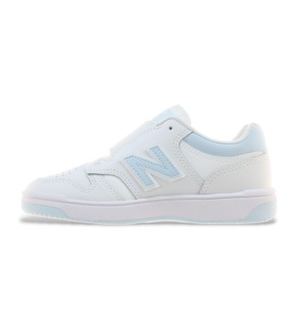 New Balance Scarpe da ginnastica bianche 480 con chiusura a strappo