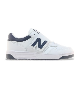 New Balance Scarpe da ginnastica bianche 480 con chiusura a strappo