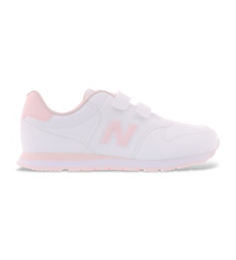 New Balance Scarpe da ginnastica bianche 500 con chiusura a strappo