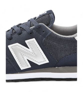 New Balance Buty skórzane 500V1 navy