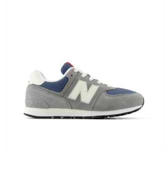 New Balance Leren sneakers 574 grijs