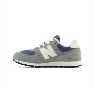 New Balance Leren sneakers 574 grijs