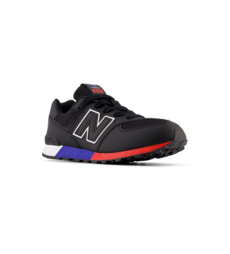 New Balance Lder Sneakers 574 svart