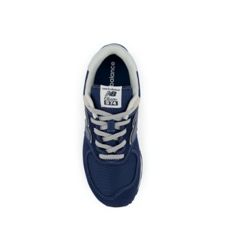 New Balance Leder Turnschuhe 574 navy