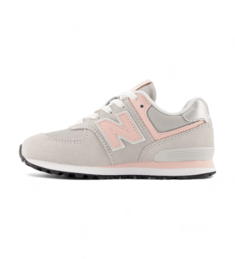 New Balance Leren sneakers 574 Kern roze