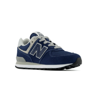 New Balance Leather Sneakers 574 navy