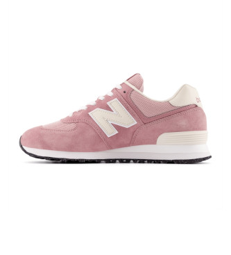 New Balance Sneakers in pelle 574 rosa