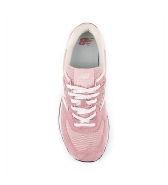 New Balance Zapatillas de Piel 574 rosa