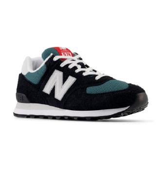 New Balance Scarpe da ginnastica in pelle 574 nere