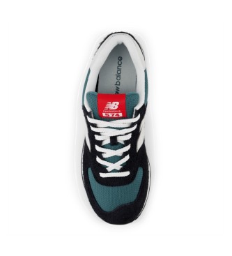 New Balance Tnis de couro 574 preto