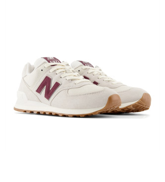 New Balance Leather Sneakers 574 off-white