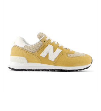 New Balance Sneakers i lder 574 gul
