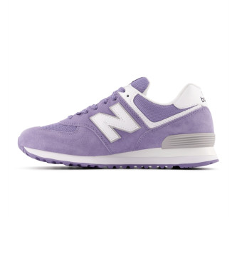 New Balance Leder Turnschuhe 574 flieder