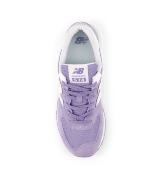 New Balance Leren sneakers 574 lila