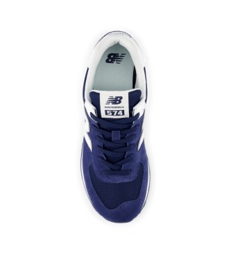 New Balance Leather Sneakers 574 navy