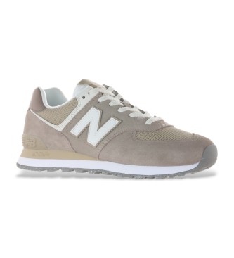 New Balance Skórzane buty sportowe 574 beżowe