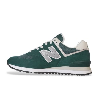 New Balance Zapatillas de piel  574 verde