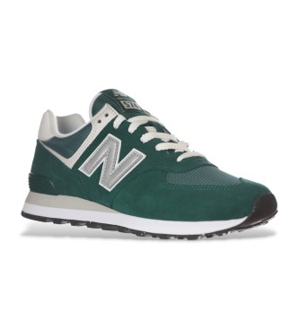 New Balance Leather trainers 574 green